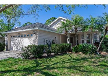 Charming single-story home featuring mature landscaping and an attached two-car garage at 915 Ashmeade Ct, Port Orange, FL 32127