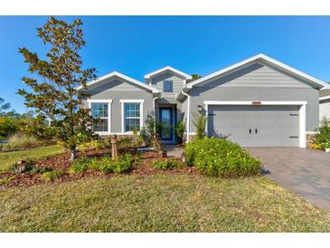 Beautiful house exterior with landscaping and a two-car garage at 1002 Chelan Falls Dr, Deland, FL 32724