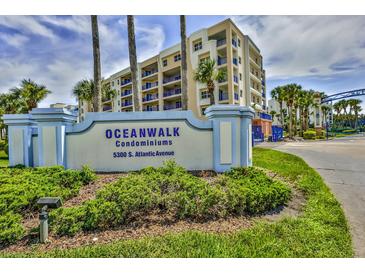 Oceanwalk Condominiums sign at 5300 S. Atlantic Avenue at 5300 S Atlantic Ave # 9-507, New Smyrna Beach, FL 32169