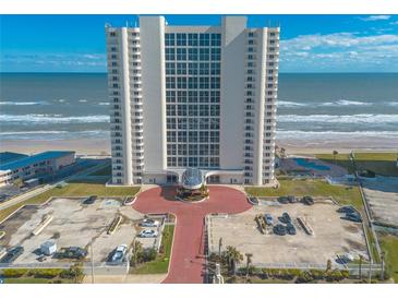 Oceanfront high-rise building with parking and a courtyard at 2545 S Atlantic Ave # Ph4, Daytona Beach, FL 32118