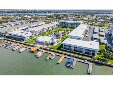 Waterfront condos offer boat docks, a swimming pool, and convenient access to nearby beaches and amenities at 325 N Causeway # B101, New Smyrna Beach, FL 32169