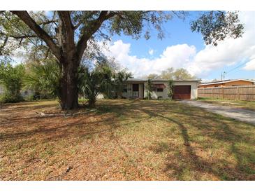 Charming single-story home with a mature tree and driveway at 1040 Santa Anita St, Orlando, FL 32808