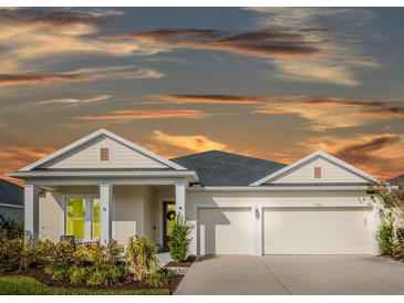 Attractive one-story home with a two-car garage and landscaping at 17791 Passionflower Cir, Clermont, FL 34714