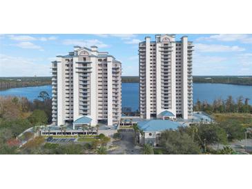 Luxury twin condo towers with waterfront views at 13427 Blue Heron Beach Dr # 1001, Orlando, FL 32821