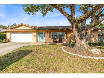 Ranch-style home with mature landscaping and a large tree at 719 Dawson Ave, Orlando, FL 32825