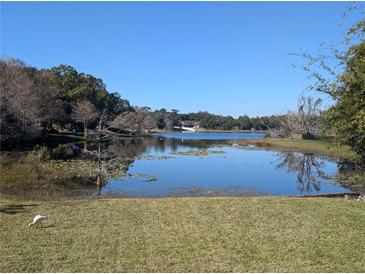 Scenic lakefront property with lush landscaping and tranquil water views at 800 Lake Marion Dr, Altamonte Springs, FL 32701