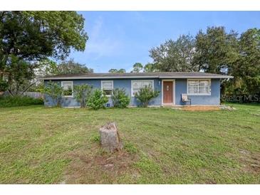 Cute blue house with a spacious yard at 30925 Rory Ln, Eustis, FL 32736