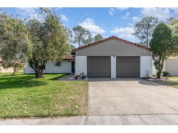 Charming single-story home with a two-car garage and well-maintained lawn at 10339 Manila Bay Dr, Orlando, FL 32821