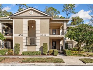 Inviting condo building with well-maintained landscaping and multiple units at 1055 Kensington Park Dr # 503, Altamonte Springs, FL 32714