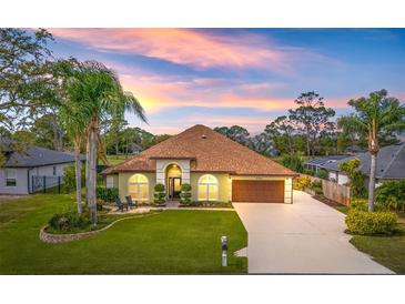 Charming one-story home with a well-manicured lawn, mature landscaping, and a two-car garage at 2726 Babbitt Ave, Orlando, FL 32833