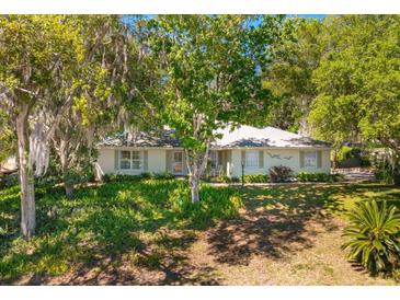 Charming single-story home with mature trees and lush landscaping at 2930 Westgate Dr, Eustis, FL 32726