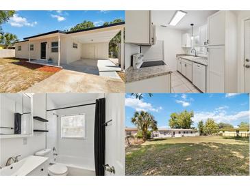 Property collage showing kitchen, bathroom, backyard, and the home's exterior at 315 Tulane Dr, Altamonte Springs, FL 32714