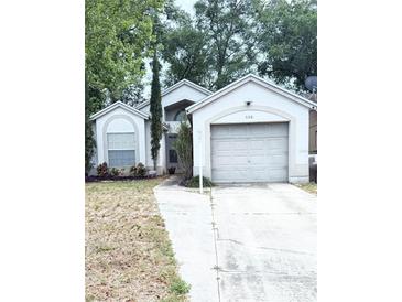 Charming single-Gathering home with a well-maintained front yard and a two-car garage at 6518 Garden Spring Ct, Orlando, FL 32818