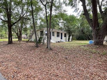 Quaint single-story home nestled among mature trees, offering a serene and private setting at 31647 Mount Plymouth Loop, Sorrento, FL 32776