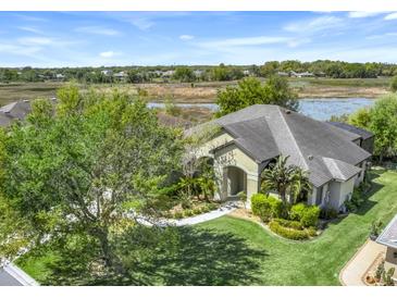 Beautiful single-Gathering home with manicured lawn and lush landscaping, near serene lake views at 27127 Stoney Brook Dr, Leesburg, FL 34748