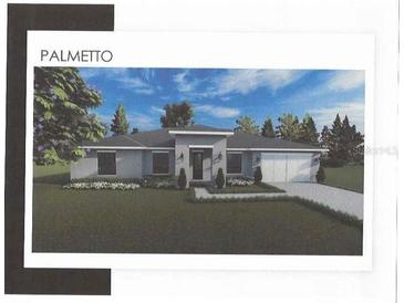 Charming single-story home featuring a well-manicured lawn and a classic modern design at 0 Overton St, Orlando, FL 32833