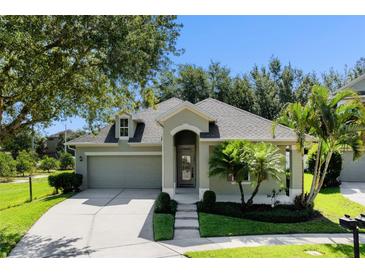 Charming one-story home with a two-car garage, beautiful landscaping, and a well-maintained lawn at 7201 Halton Ct, Windermere, FL 34786