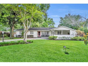 Charming single story home with a well-manicured lawn and mature landscaping creates excellent curb appeal at 504 W Faith Ter, Maitland, FL 32751