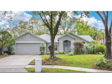 Charming single-story home with a well-manicured lawn and inviting curb appeal at 1800 Silver Valley Ct, Apopka, FL 32712