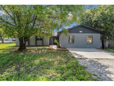Charming single-story home with a well-maintained lawn and mature landscaping at 1189 Rib Ave, St Cloud, FL 34771