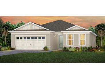 Charming single-story home featuring a two-car garage, neutral paint, and well-manicured lawn at 2757 Redblush Ter, St Cloud, FL 34772
