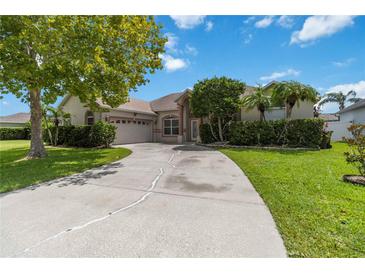 Charming single-story home with a well-manicured lawn and inviting driveway at 3250 Sawgrass Creek Cir, St Cloud, FL 34772