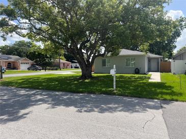 Charming single-story home featuring a spacious front yard with mature trees at 1501 Delaware Ave, St Cloud, FL 34769