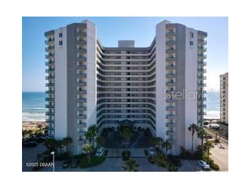 Modern beachfront condominium with multiple balconies and ocean views at 2055 S Atlantic Ave # 505, Daytona Beach, FL 32118