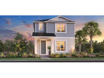 Charming two-story home with manicured landscaping and inviting curb appeal, perfect for modern living at 2563 Long Pine Ave, Apopka, FL 32712