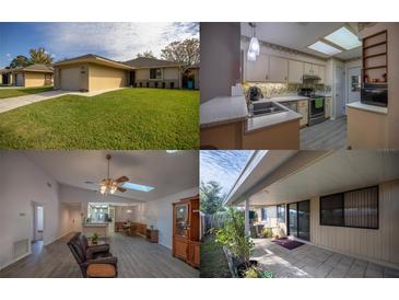 A photo collage shows various rooms of this house including the kitchen and living areas at 10817 Se 51St Ave, Belleview, FL 34420