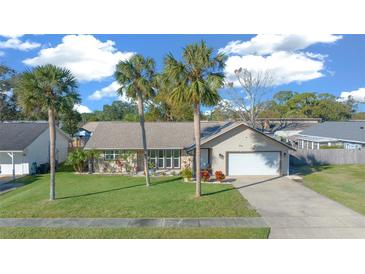 Single-story house with palm trees and a large yard at 772 Horseman Dr, Port Orange, FL 32127