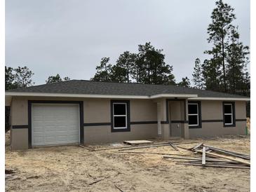 Newly constructed one-story home with attached garage at 368 Sw Alvarez Rd, Dunnellon, FL 34431