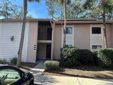 Condo exterior features a well-maintained lawn and mature palm trees at 2857 Sw 32Nd Ave, Ocala, FL 34474