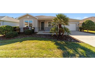 Charming home with manicured lawn, lush landscaping, and inviting curb appeal at 9704 Sw 95Th Loop, Ocala, FL 34481