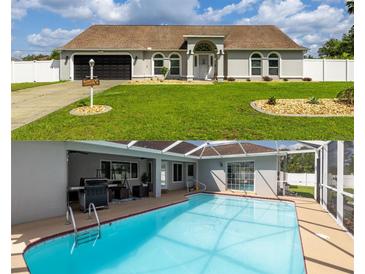 Inviting backyard pool area perfect for relaxing and entertaining outdoors at 2671 Sw 158Th Lane Rd, Ocala, FL 34473