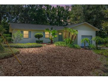 Charming single-story home with a well-manicured lawn and lush landscaping at 4701 Nw 60Th Terrace, Ocala, FL 34482