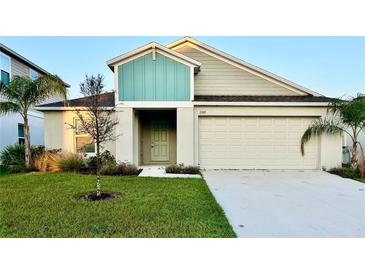 Charming single-Gathering home with a well-manicured lawn and a two-car garage at 1397 Axel Cir, Winter Haven, FL 33880