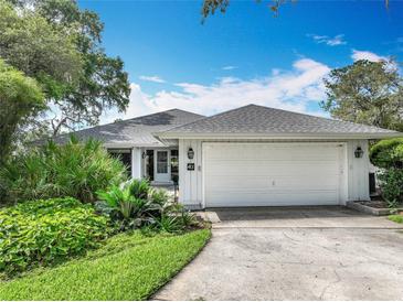 Charming single-story home featuring a well-maintained lawn and an attached two-car garage at 42 Grenewood Ln, Haines City, FL 33844