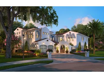 Stunning two-story home with a charming front facade, landscaping, and two-car garage at 108 Jardin Cove, Altamonte Springs, FL 32714