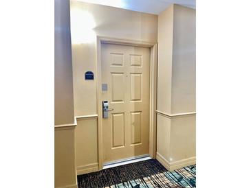 Private condo entrance with keyless entry at 8112 Poinciana Blvd # 1301, Orlando, FL 32821