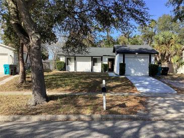 Newly painted house with a well-maintained lawn and driveway at 2948 Willow Bend Blvd, Orlando, FL 32808