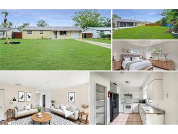 Charming single-story home with a well-maintained lawn, attached garage and neutral color palette at 1013 Carefree Cove Dr, Winter Haven, FL 33881