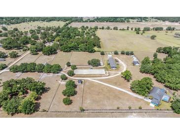 Vast horse property featuring riding arena and paddocks at 25601 Hutcheson Ln, Sorrento, FL 32776
