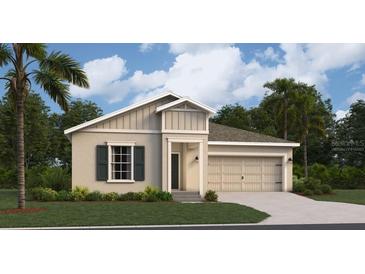 Charming single-story home with manicured lawn, attached garage, and well-maintained landscaping at 4723 Golden Knight Blvd, Kissimmee, FL 34746