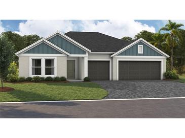 Charming single-story home with a well-manicured lawn and a convenient two-car garage at 6236 Sw 95Th Pl, Ocala, FL 34476