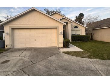 Charming single-Gathering home with a well-manicured lawn and two car garage at 802 Delfino Pl, Lake Mary, FL 32746
