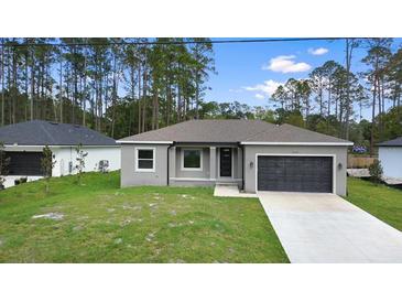 Well-maintained single-story home with a manicured lawn and attached garage at 2379 8Th Ave, Deland, FL 32724