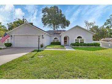 Charming single-story home with manicured lawn and mature shade tree at 1020 N Orange Ave, Orange City, FL 32763