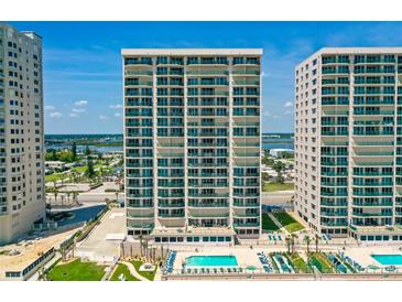Stunning high-rise condo building with pool and ocean views at 3315 S Atlantic Ave # 1605, Daytona Beach Shores, FL 32118