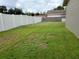 Large backyard with privacy fence at 11432 Cardiff Dr, Orlando, FL 32837